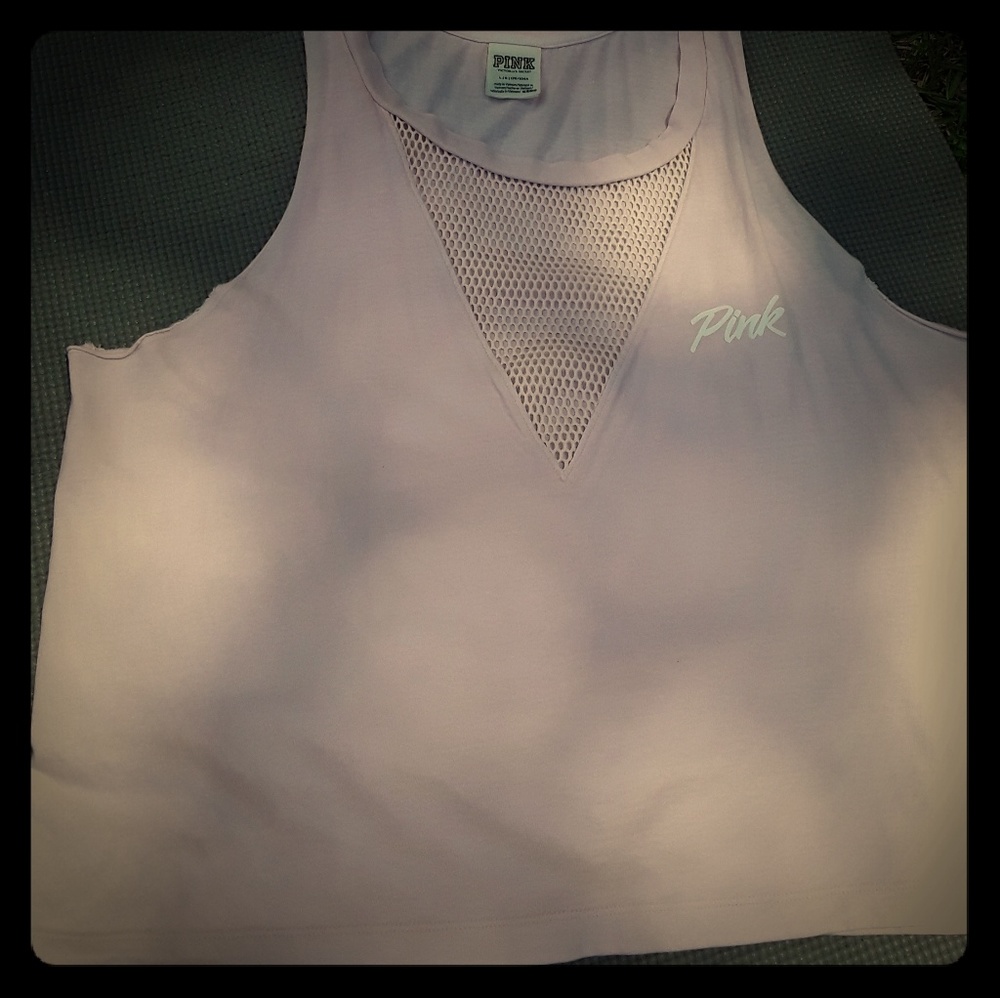 PINK Victoria's Secret Crop Muscle Tank
